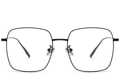 Rectangular Black Titanium Glasses #BS1913-0172