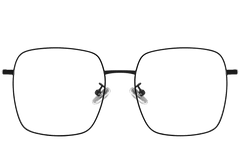 Rectangular Black Titanium Glasses #BS1913-0172