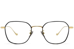 Geometric Black Titanium Glasses #BS1913-0177