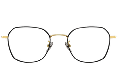 Lunettes géométriques noires en titane #BS1913-0177