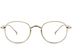 Oval Golden Titanium Glasses #BS1913-0181