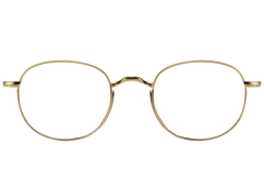 Oval Golden Titanium Glasses #BS1913-0181