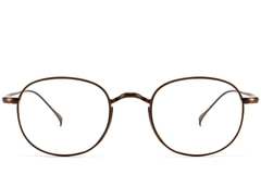 Oval Copper Titanium Glasses #BS1913-0183