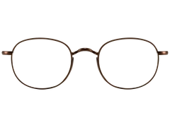 Oval Copper Titanium Glasses #BS1913-0183