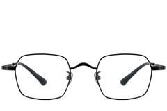 Geometric Black Titanium Glasses #BS1913-0188
