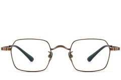 Lunettes géométriques en cuivre et titane #BS1913-0190