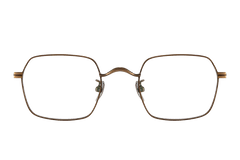 Lunettes géométriques en cuivre et titane #BS1913-0190