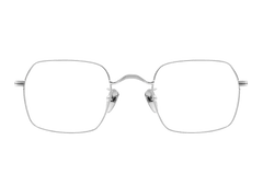 Geometric Silver Titanium Glasses #BS1913-0191