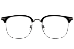 Lunettes TR90 argentées semi-cerclées #BS1913-0198