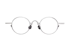 Oval Silver Titanium Glasses #BS1913-0202