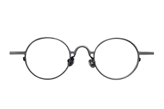 Lunettes ovales en titane gris #BS1913-0203