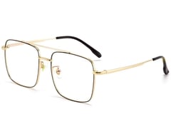 Aviator Black Titanium Glasses #BS1913-0206