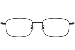 Lunettes rectangulaires en titane noir #BS1913-0213