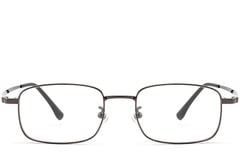 Rectangular Grey Titanium Glasses #BS1913-0215