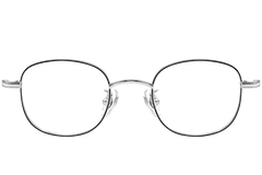 Oval Black Titanium Glasses #BS1913-0218