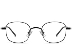 Oval Black Titanium Glasses #BS1913-0219