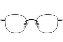 Oval Black Titanium Glasses #BS1913-0219