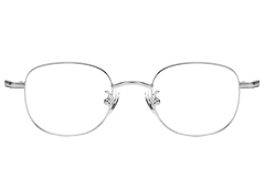 Oval Silver Titanium Glasses #BS1913-0220