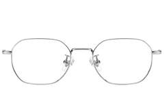 Geometric Silver Titanium Glasses #BS1913-0222