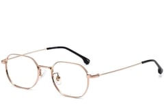 Lunettes géométriques roses en titane #BS1913-0224
