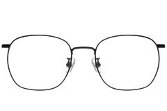 Lunettes rectangulaires en titane noir #BS1913-0226