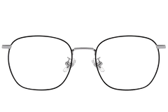 Lunettes rectangulaires en titane noir #BS1913-0227
