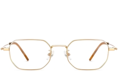 Geometric Golden Titanium Glasses #BS1913-0237