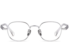 Oval Silver Titanium Glasses #BS1913-0245