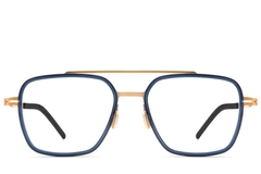 Gafas de titanio azul aviador #BS1913-0260