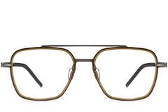 Gafas de titanio verde aviador #BS1913-0261