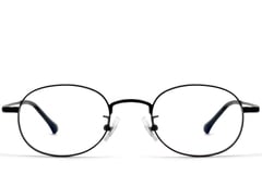 Oval Black Titanium Glasses #BS1913-0292
