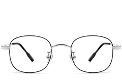 Oval Black Titanium Glasses #BS1913-0297