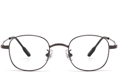Oval Grey Titanium Glasses #BS1913-0298