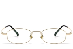 Rectangular Golden Titanium Glasses #BS1913-0329