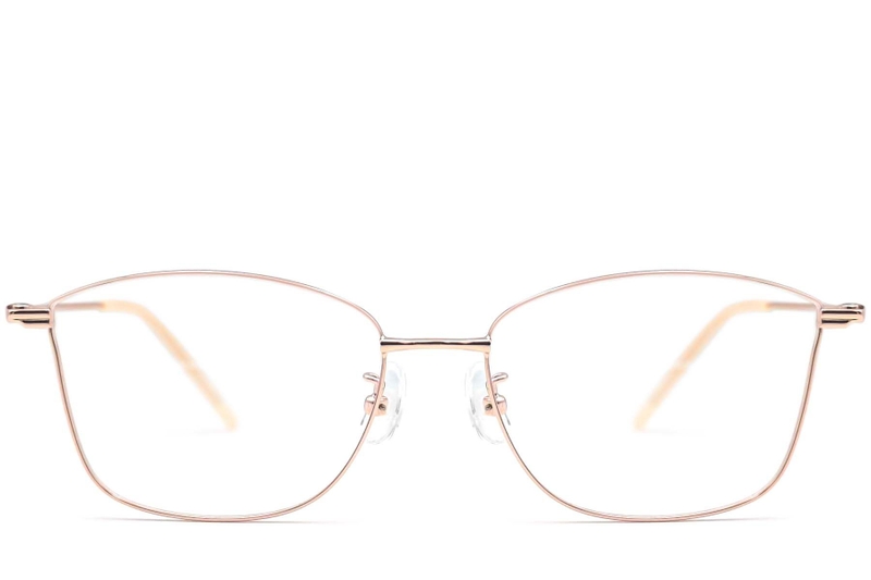 Gafas de metal rosa mariposa #BS1924-0011