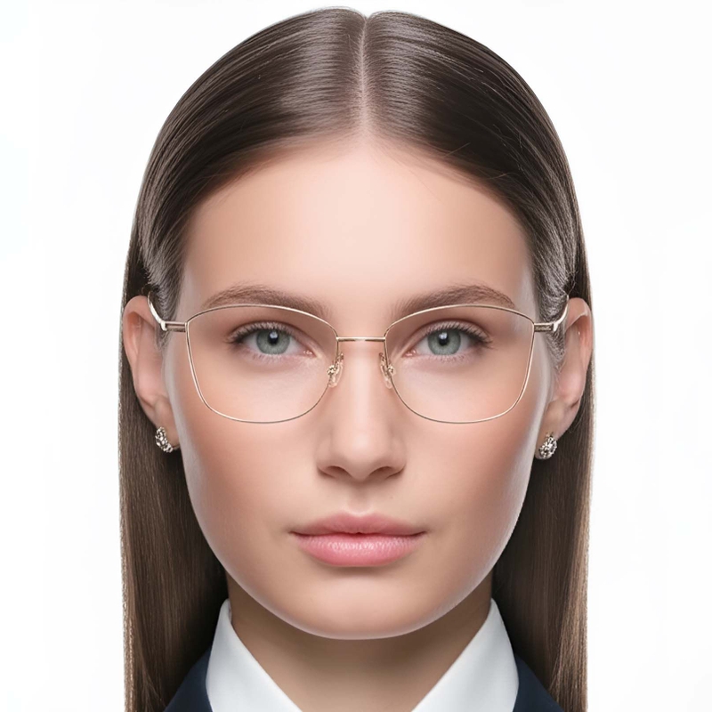 Gafas de metal rosa mariposa #BS1924-0011