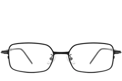 Rectangular Black Metal Glasses #BS1924-0018