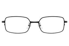 Rectangular Black Metal Glasses #BS1924-0018