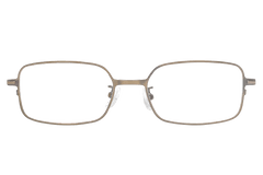 Rectangular Brown Metal Glasses #BS1924-0019