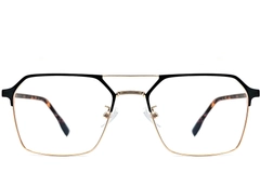 Aviator Golden Metal Glasses #BS1924-0049
