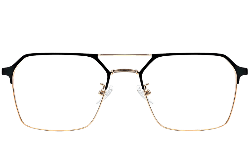 Aviator Golden Metal Glasses #BS1924-0049