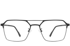 Aviator Black Metal Glasses #BS1924-0051