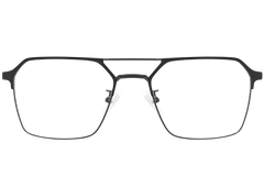 Aviator Black Metal Glasses #BS1924-0051