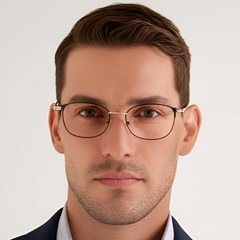 Gafas de metal dorado con forma de mariposa #BS1924-0053