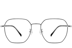 Geometric Black Metal Glasses #BS1924-0064