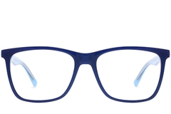 Gafas rectangulares de acetato azul #BS2012-0024