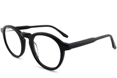 Lunettes rondes en acétate noir #BS2012-0076