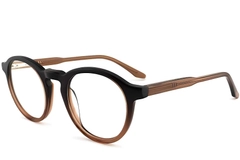Gafas redondas de acetato marrón #BS2012-0080