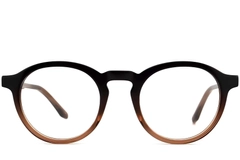 Gafas redondas de acetato marrón #BS2012-0080