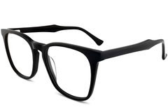 Gafas rectangulares de acetato negro #BS2012-0231